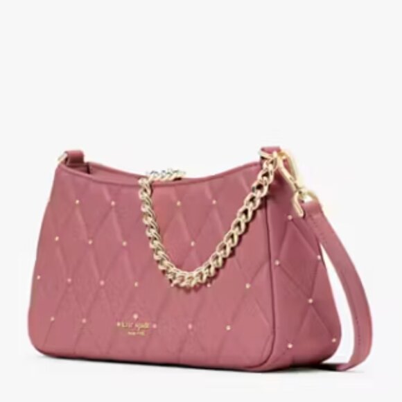 Kate Spade Pink Quilted Crossbody Bag - Picture 3 of 5